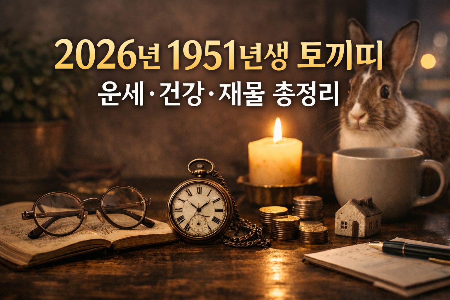 2026년 1951년생 토끼띠 운세&middot;건강&middot;재물 총정리