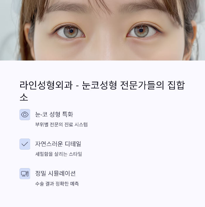 1. 라인성형외과 &ndash;