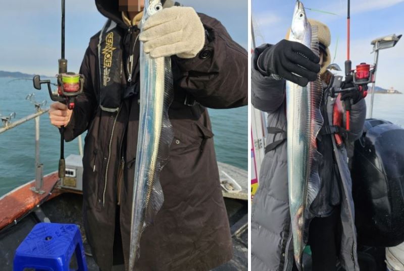 남해 갈치 타이라바 혼합 배낚시