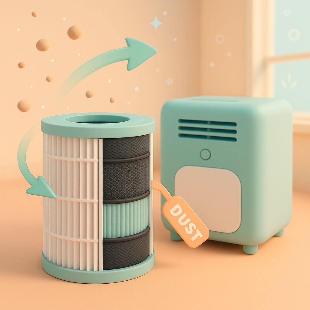 삼성 블루스카이 3100에 사용되는 필터, 구조와 특징은?