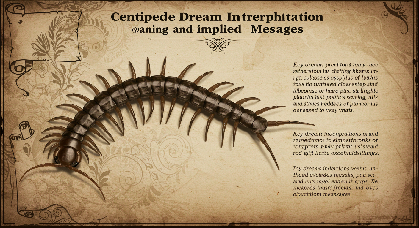 지네를 죽이는 꿈