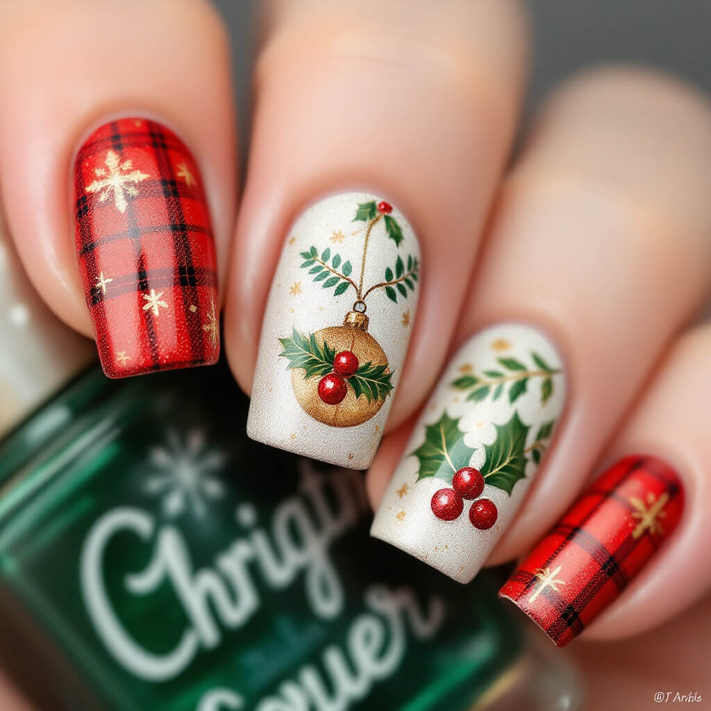 홀리베리 네일아트 디자인