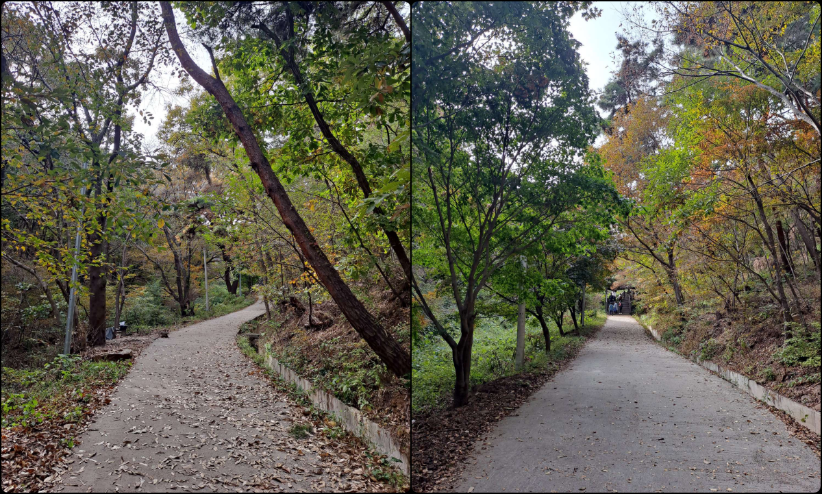 전등사 오르막길