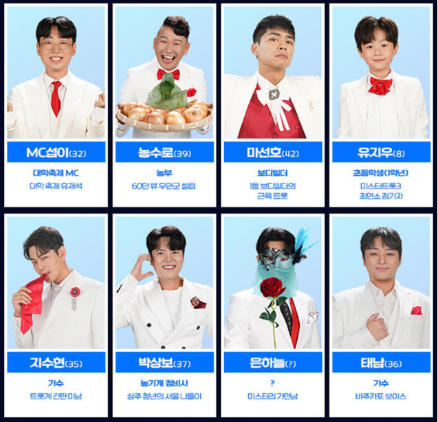 본선진출자 54명의 사진들