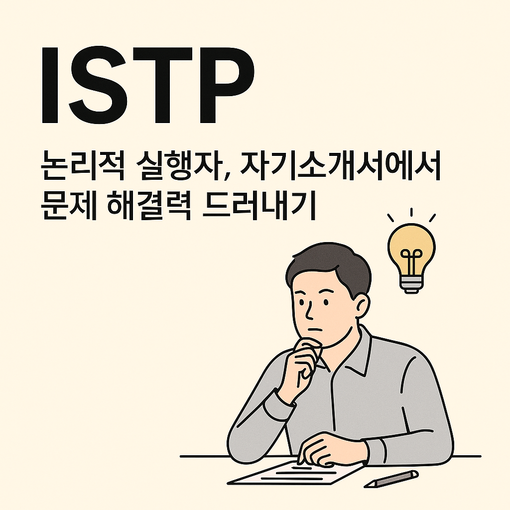 ISTP 성향 분석: 논리적 실행자, 자기소개서에서 문제 해결력 드러내기