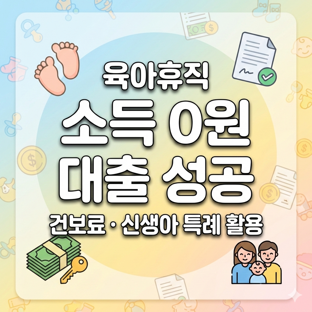 2026년 육아휴직 대출 소득 0원이어도 승인받는 현실적인 방법