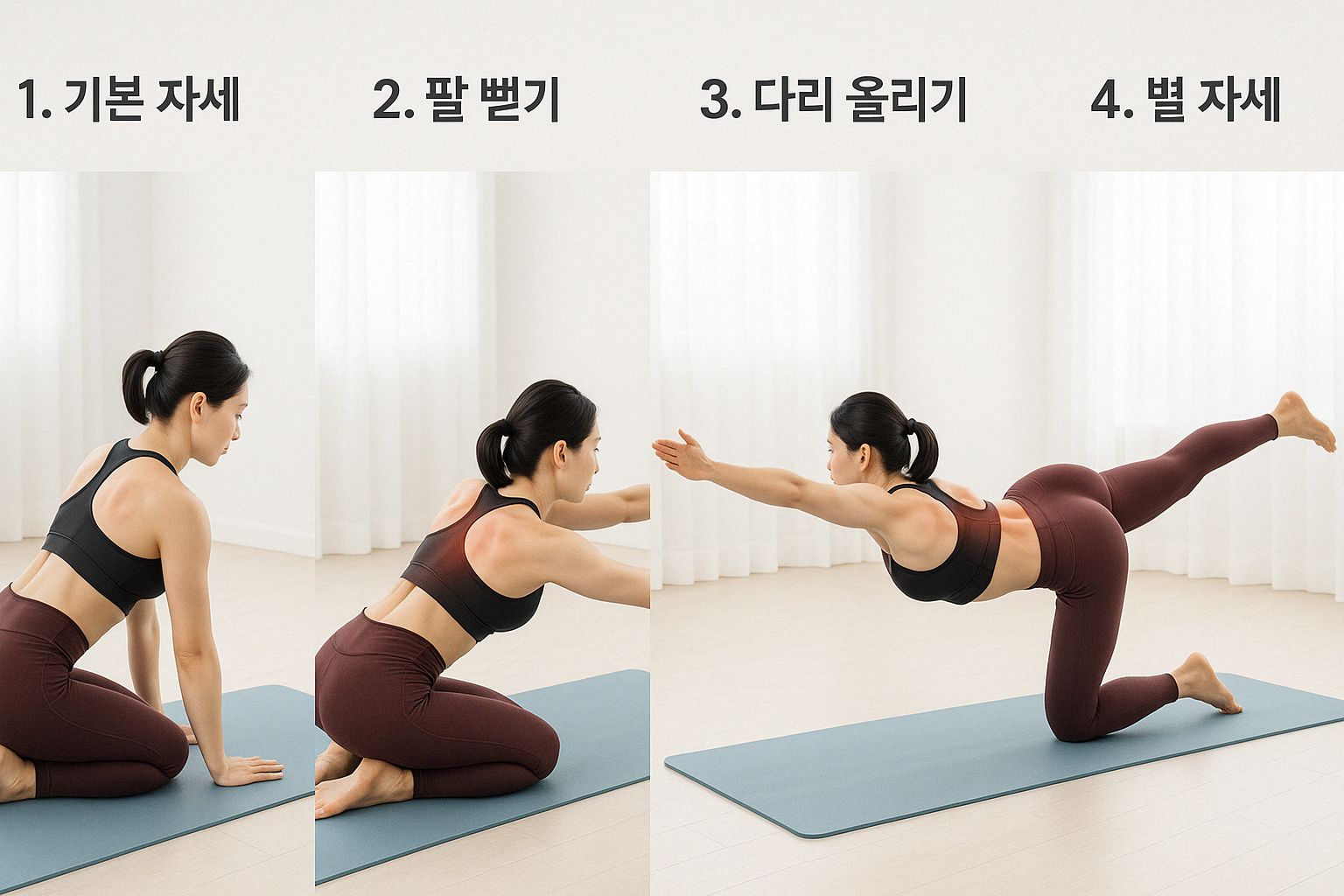 별 운동법 기본 동작