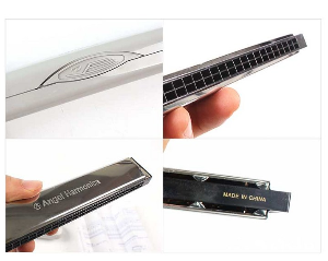 엔젤 하모니카 AH-P24 24홀 C키 교육용 Harmonica C key