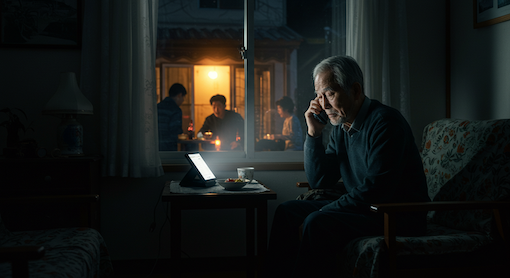 사회적 활동을 기피하는 노인