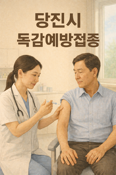 당진시 독감예방접종 이미지