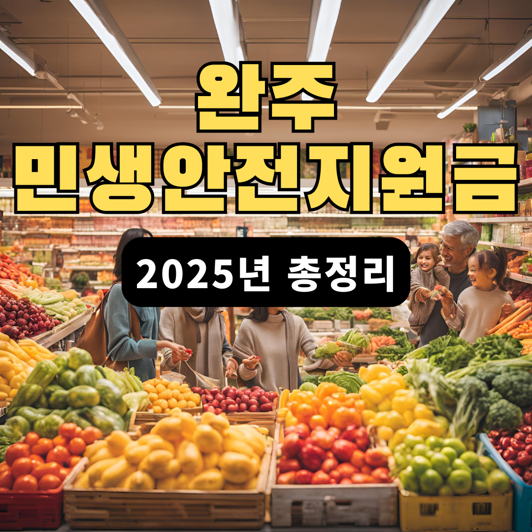 완주 민생안전지원금