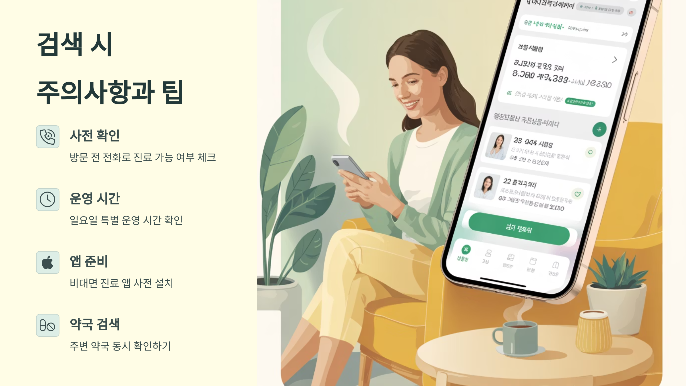 검색 시 주의사항과 팁