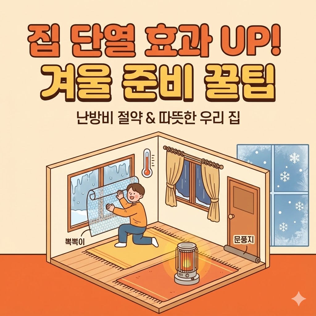 집 단열 효과 높이는 겨울 준비 꿀팁, 지금 바로 적용하세요