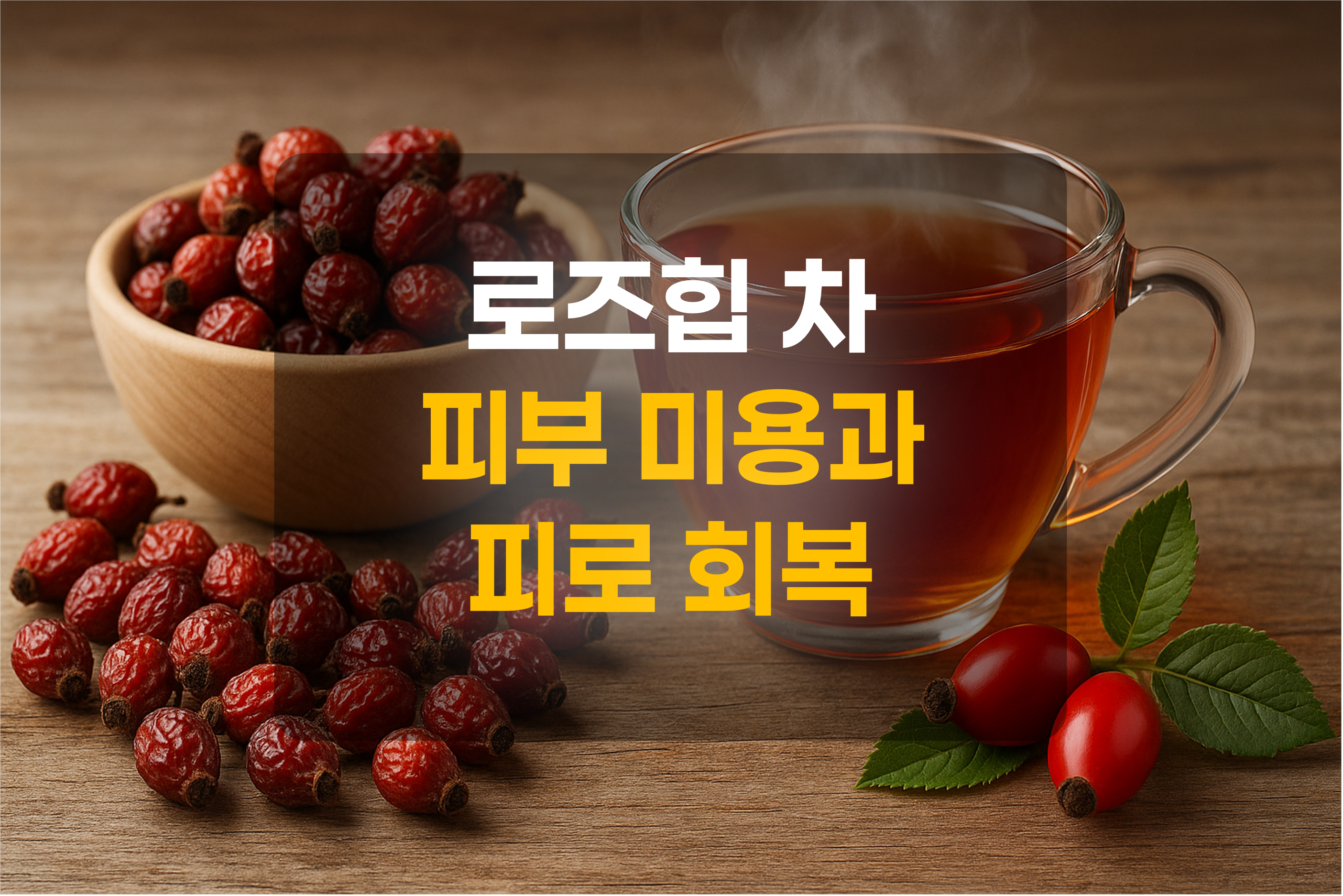 로지힙 차를 표현한 그림