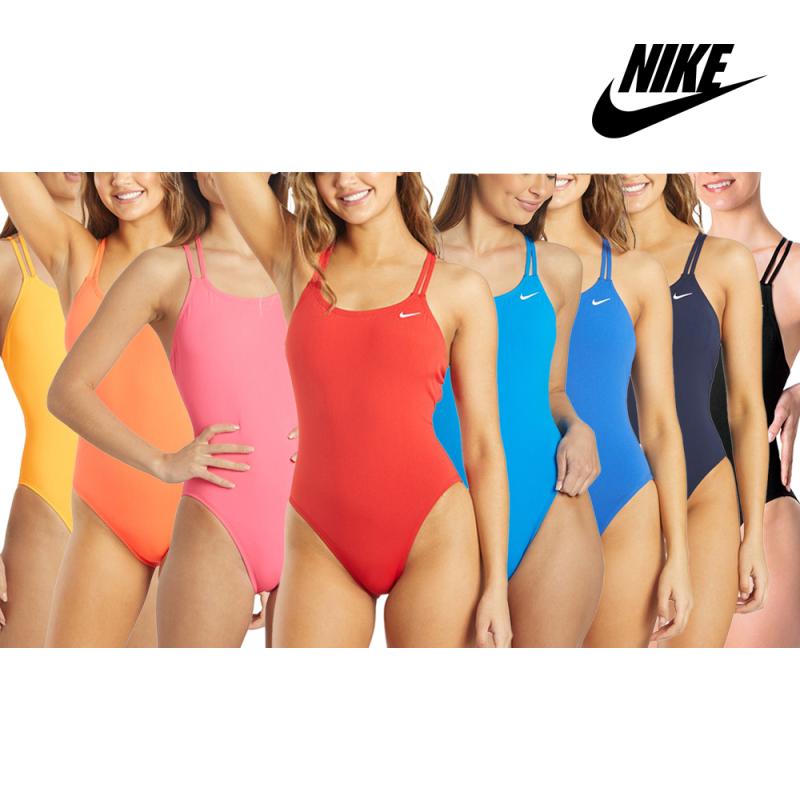 나이키 여성 수영복 로우컷 하이드스트롱 스파이더백 원피스 실내 강습용 수영복