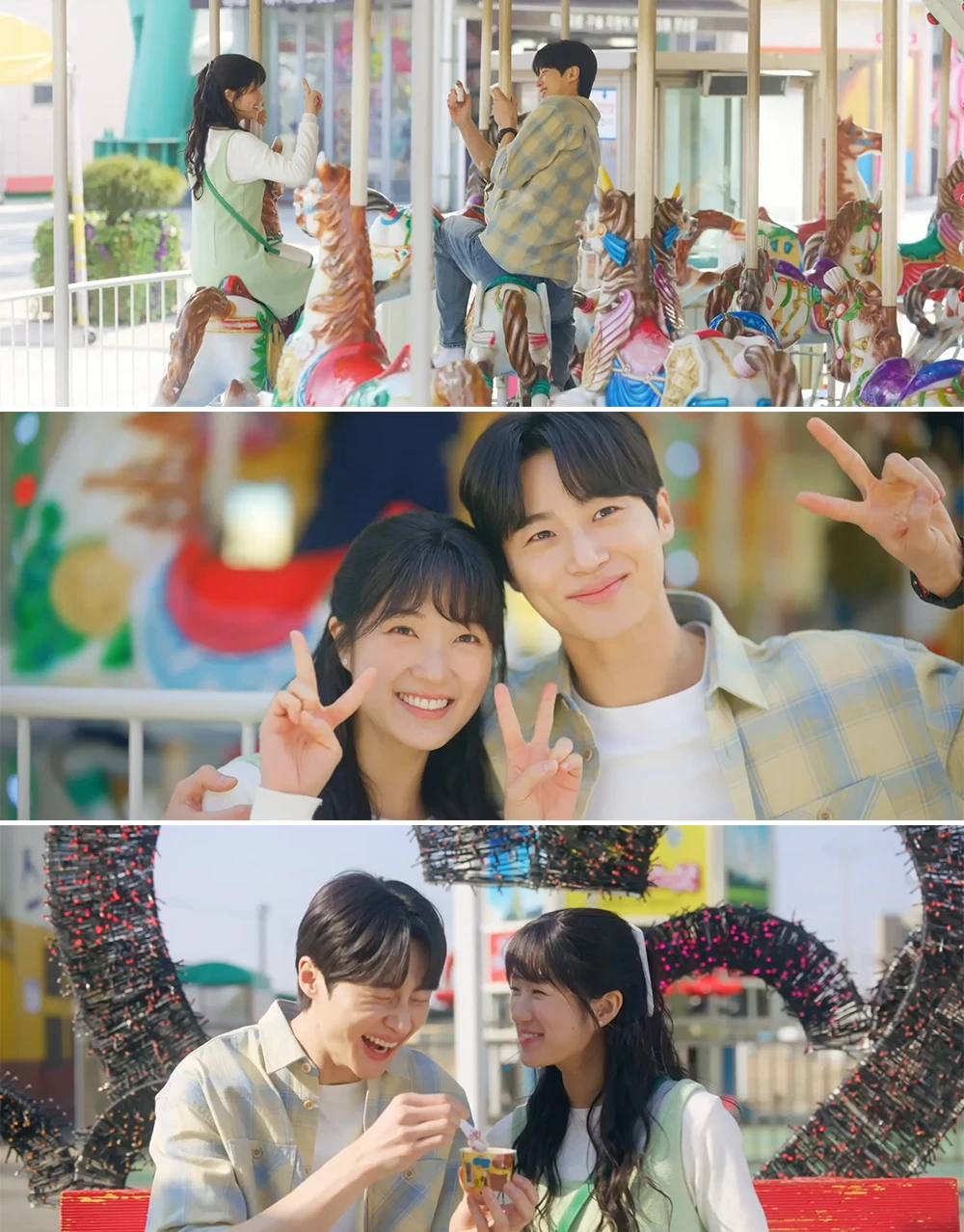 놀이공원-데이트에-행복한-솔선-커플