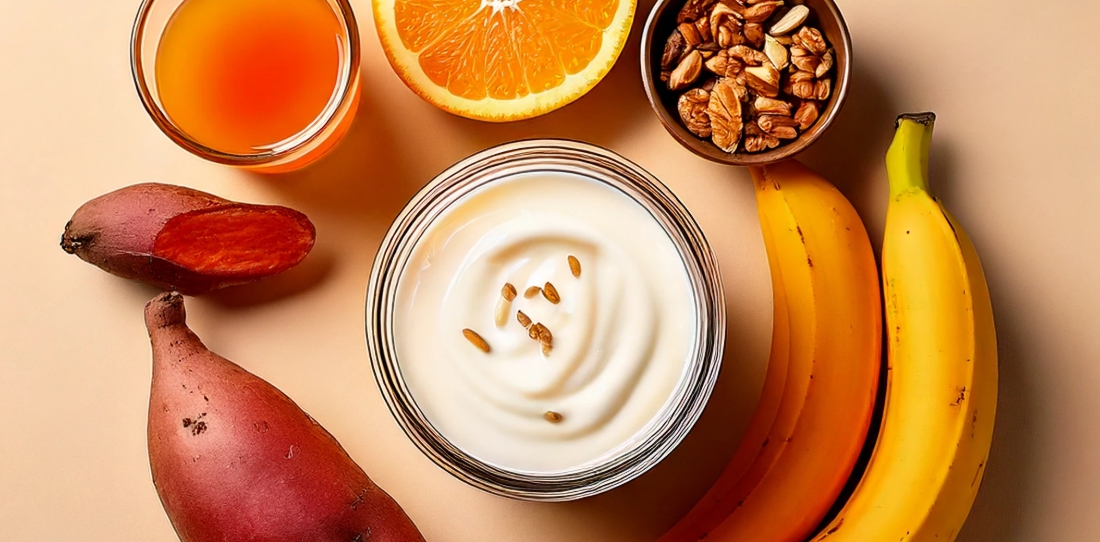 여러가지 간식 이미지