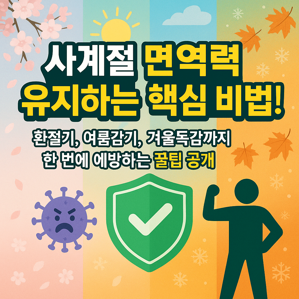 사계절 면역력 유지 비법 공개 관련 사진