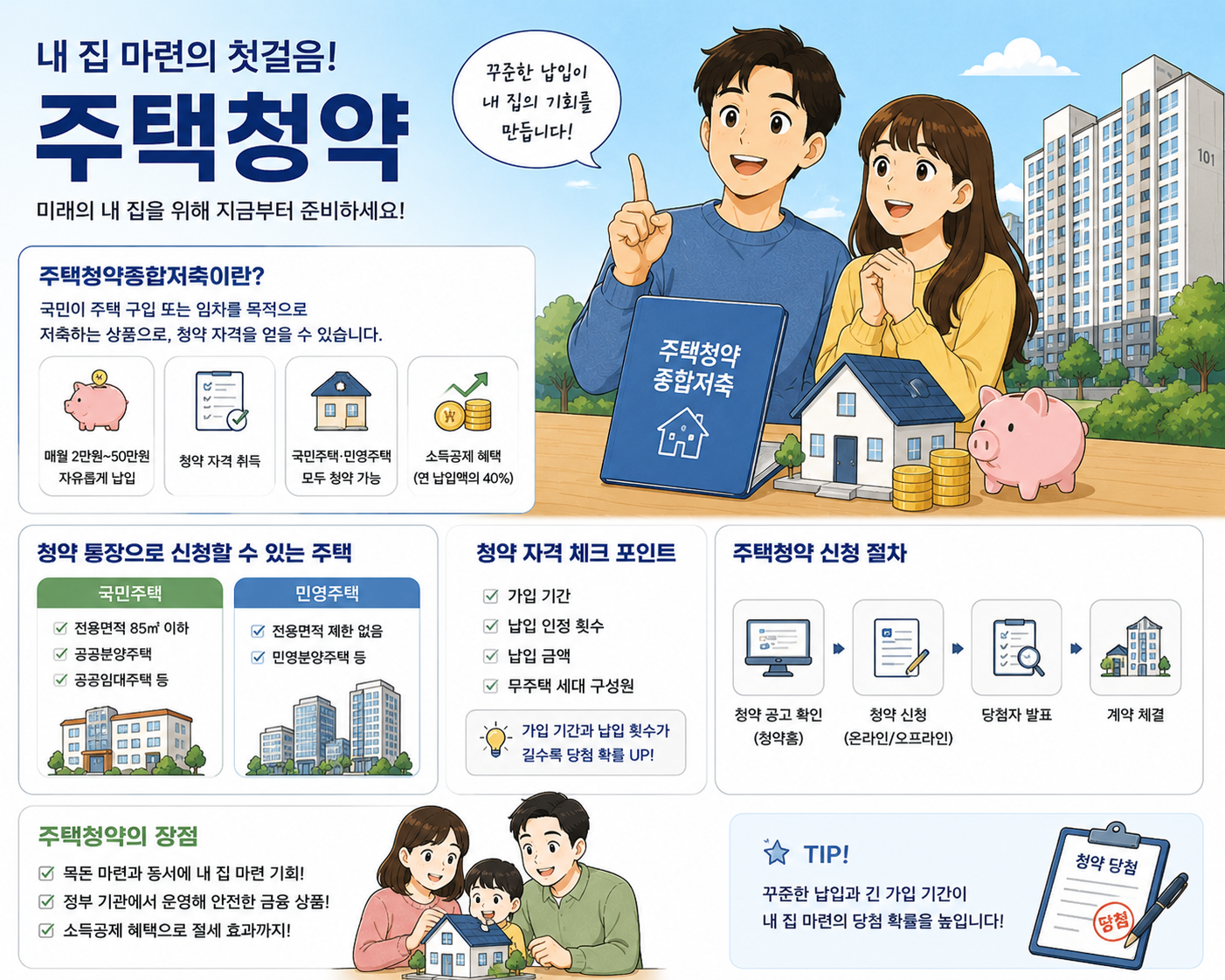 2026 주택청약 통장 완벽 가이드! 가입 조건부터 청약 당첨 전략까지