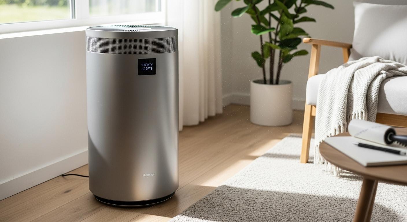 털날림 대형 공기청정기 1달 사용 후기