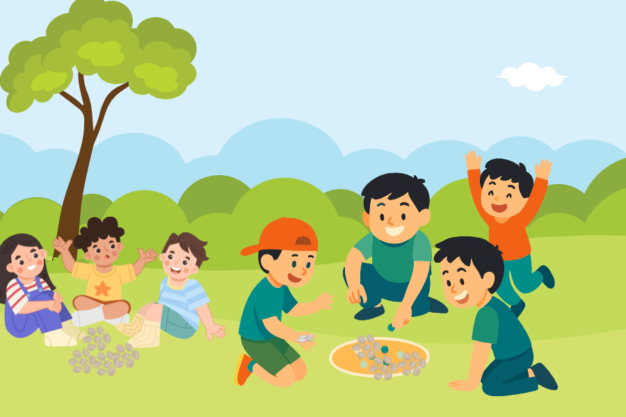 전통놀이 공기놀이