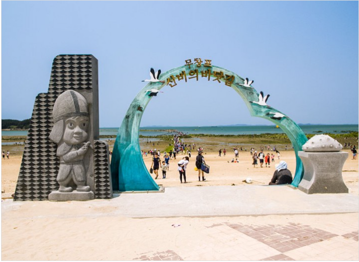 2025년 무창포 쭈꾸미 도다리 대잔치 신비의 바닷길 갯벌 체험 사진