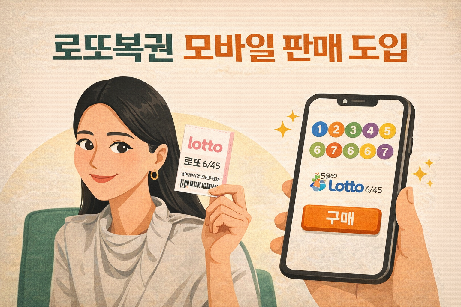 로또복권 모바일 판매 도입