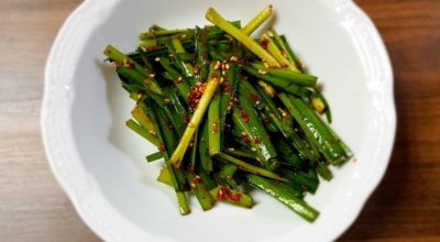 부추무침이미지