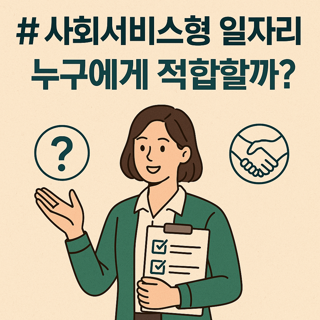 사회서비스형 일자리 관련 사진
