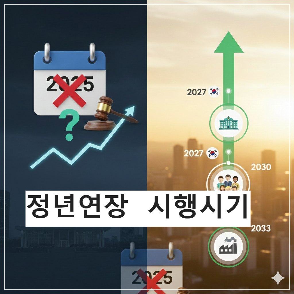 정년연장 시행시기, 언제쯤 현실이 될까?