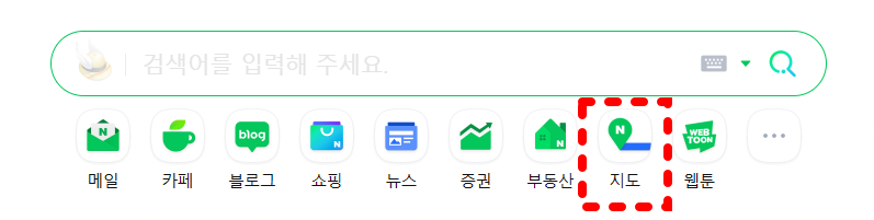 지도 클릭하여 주유소를 찾을 수 있다