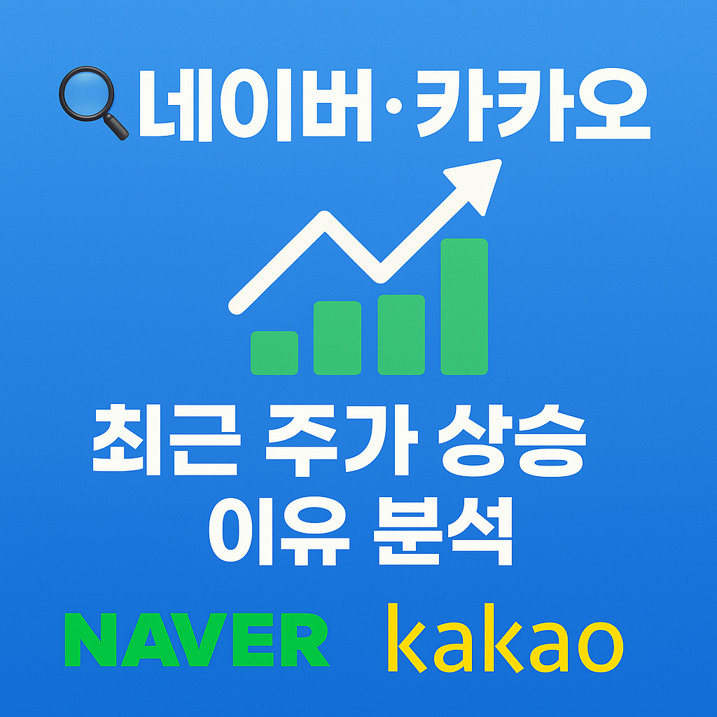 네이버·카카오, 최근 주가 상승 이유 분석