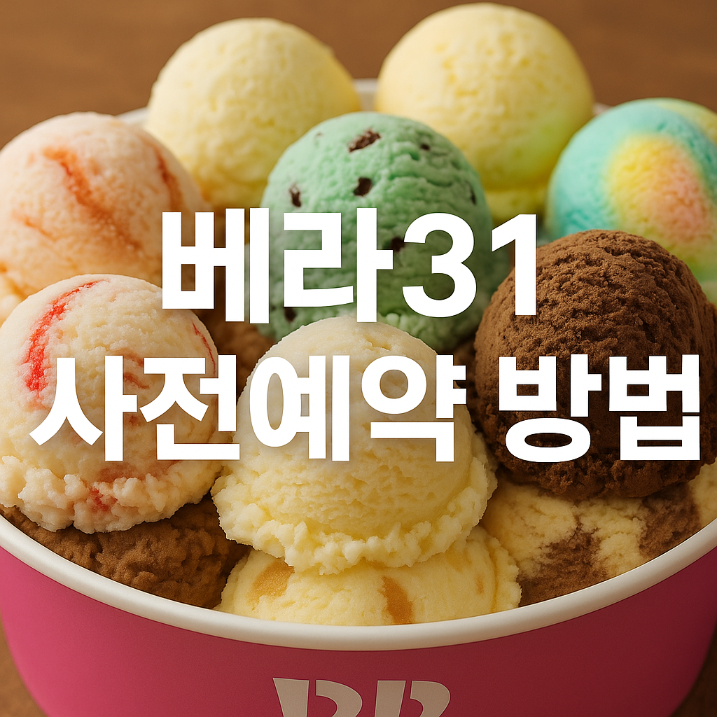 베라31 사전예약