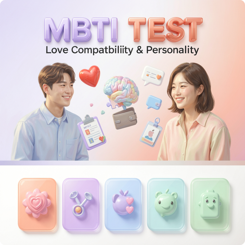 MBTI 연애 궁합 무료 테스트 이미지