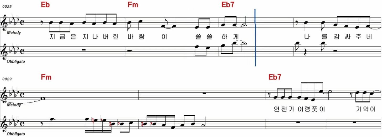 전영록 아직도 어두운 밤인가봐 악보