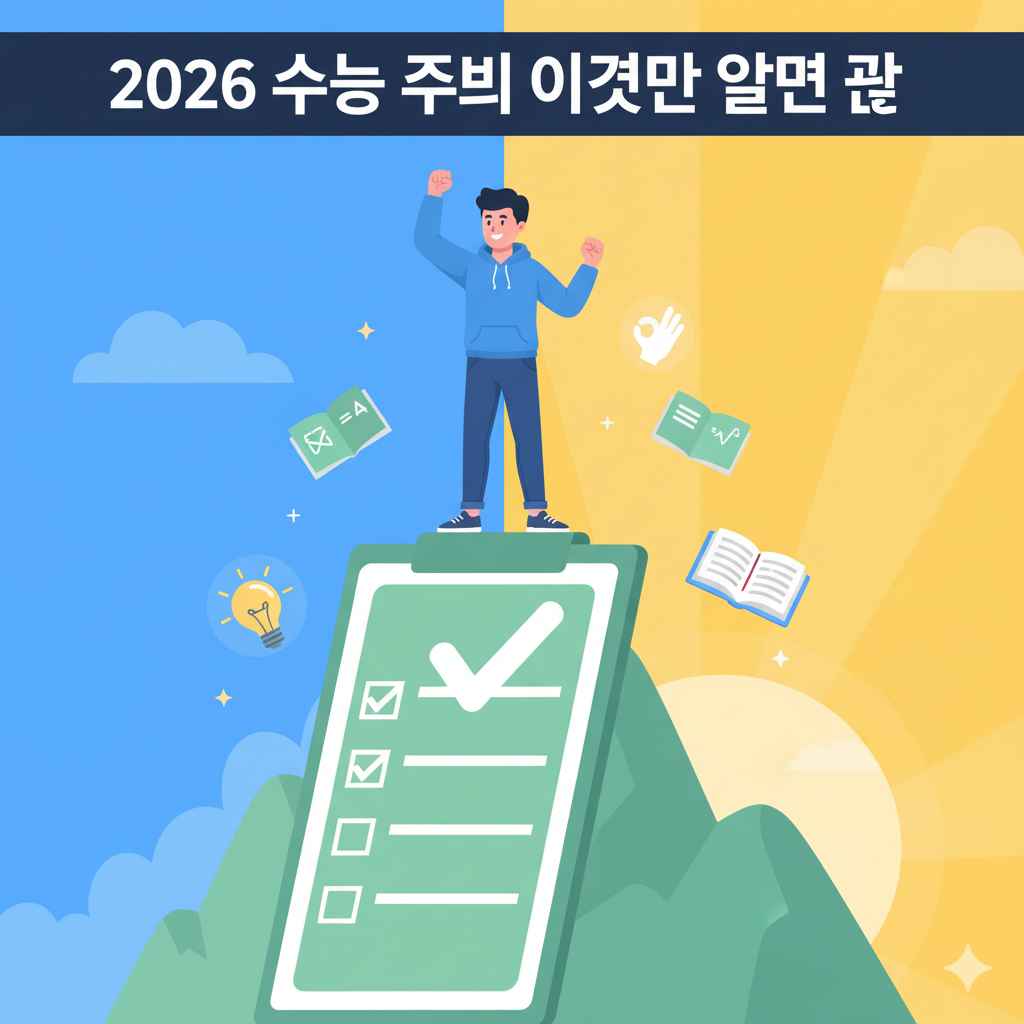 2026 수능 준비
