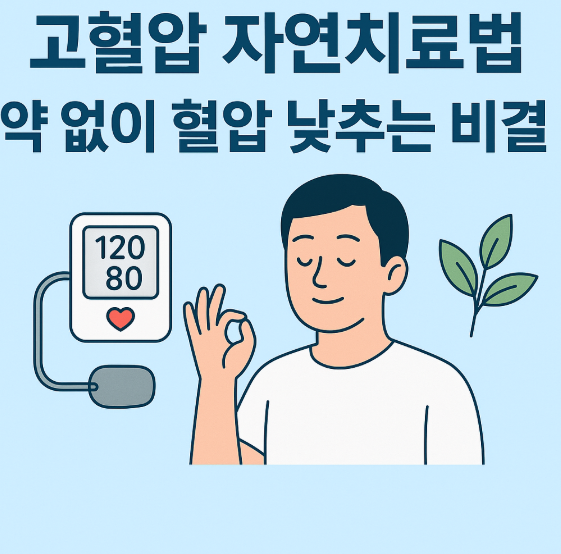 고혈압 자연치료법, 약 없이 혈압 낮추는 비결 관련 사진