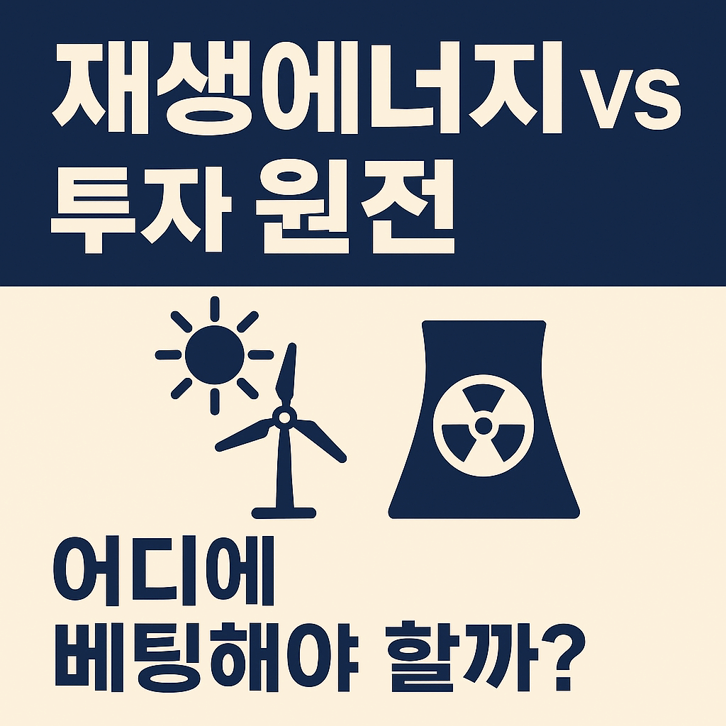 재생에너지 vs 원전 투자, 어디에 베팅해야 할까?｜2025 핵심 에너지 투자 전략