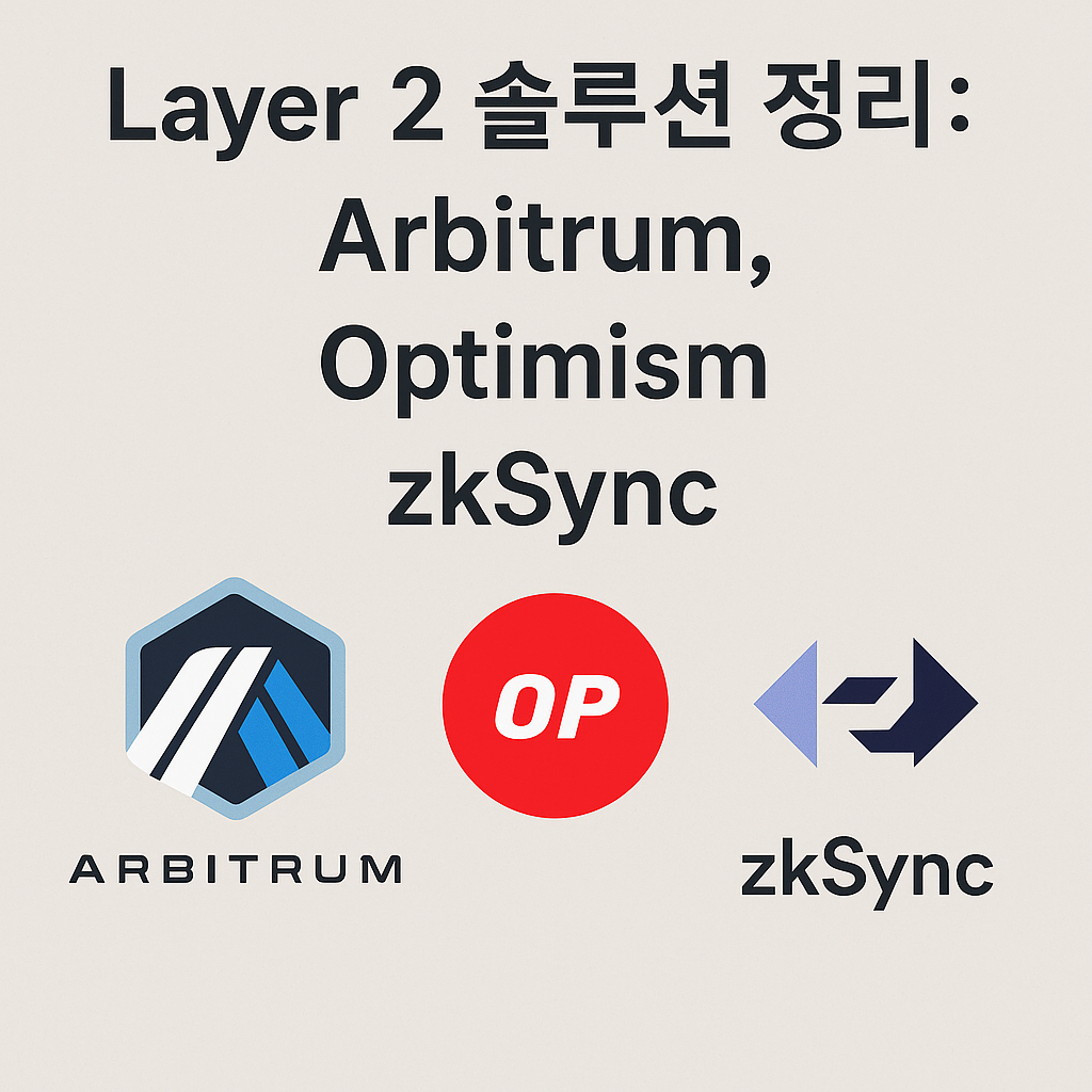 Layer 2 솔루션 정리: Arbitrum, Optimism, zkSync - 이더리움 확장성 해결사들