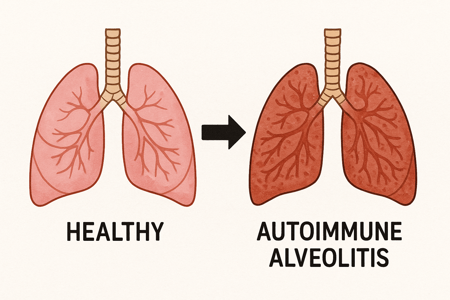 자가면역성 폐포염