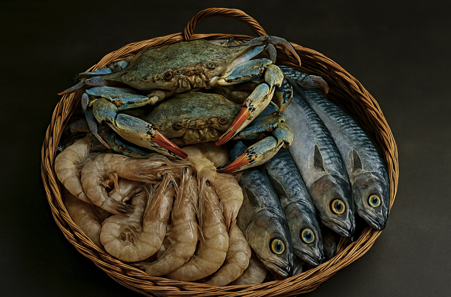 꽃게,대하,전어 이미지