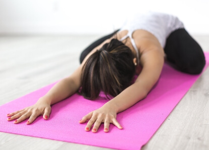 다이어트 운동하는 중년 모습