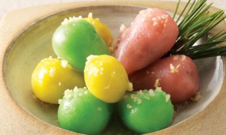 한국의 떡 종류 솔방울떡