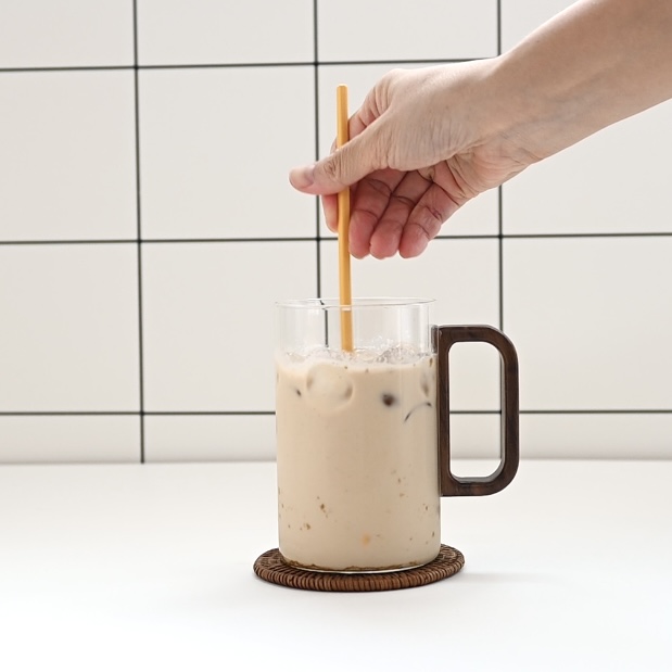 밀크티 얼그레이 바닐라 라떼