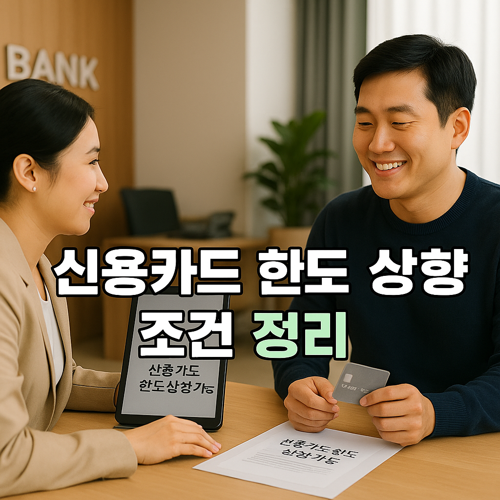 신용카드 한도 상향 상담
