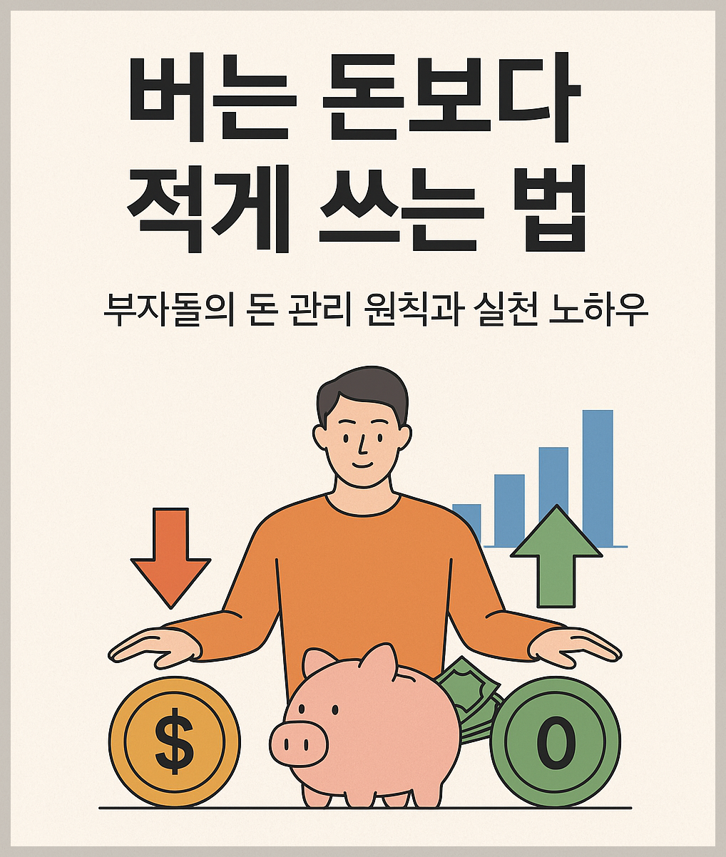 버는 돈보다 적게 쓰는 법 ❘ 부자들의 돈 관리 원칙과 실천 노하우
