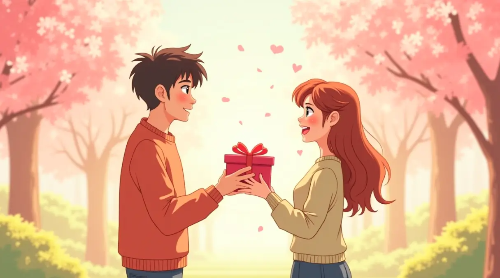 화이트데이-남녀-선물-벚꽃