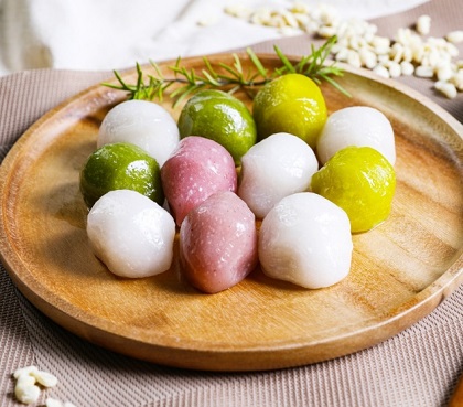 산채감자떡