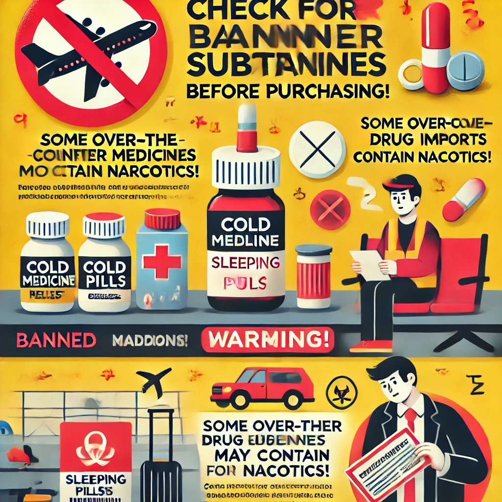 감기약수면제해외구매주의