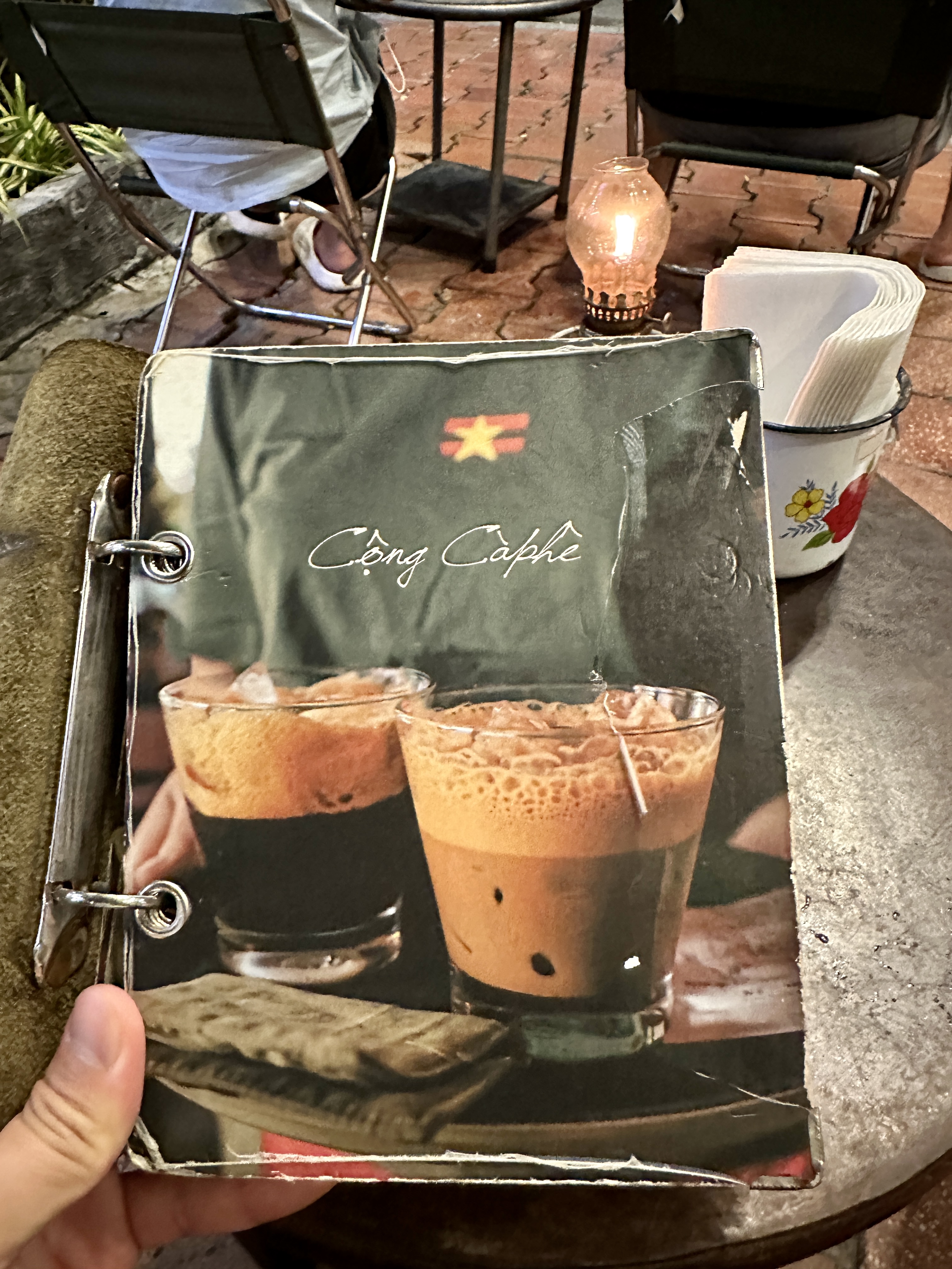 베트남 다낭 콩카페 메뉴